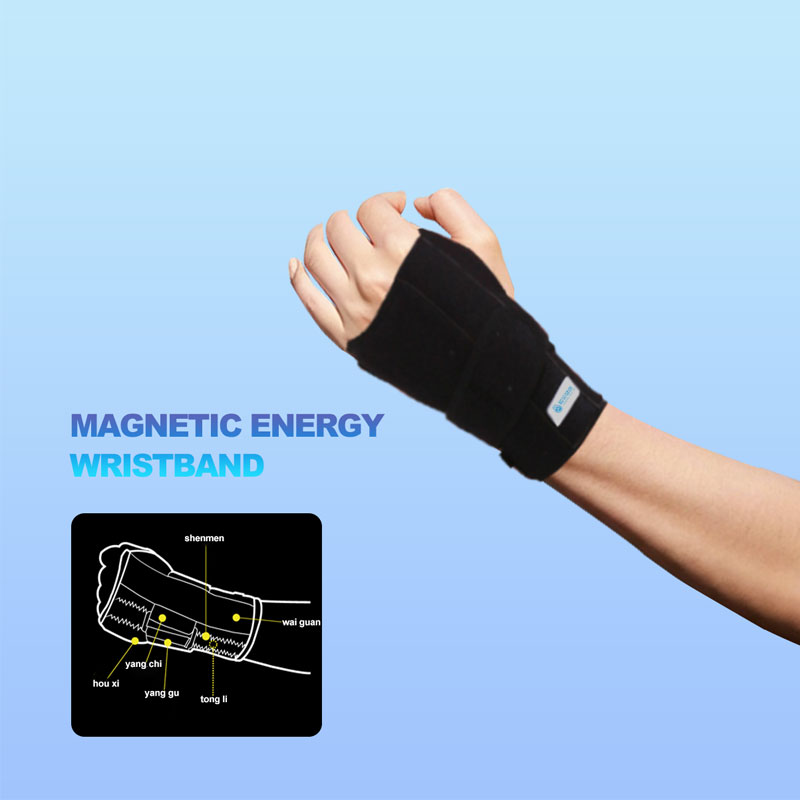Magnetic energy wristband