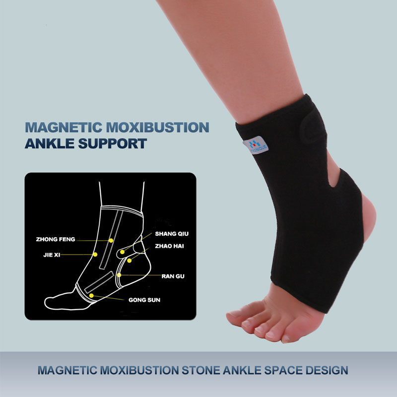 Magnetic moxibustion  ankle support