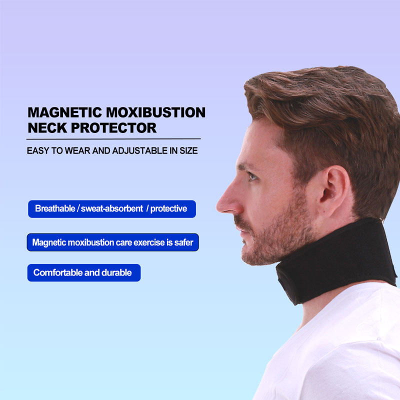 Magnetic moxibustion  neck protector