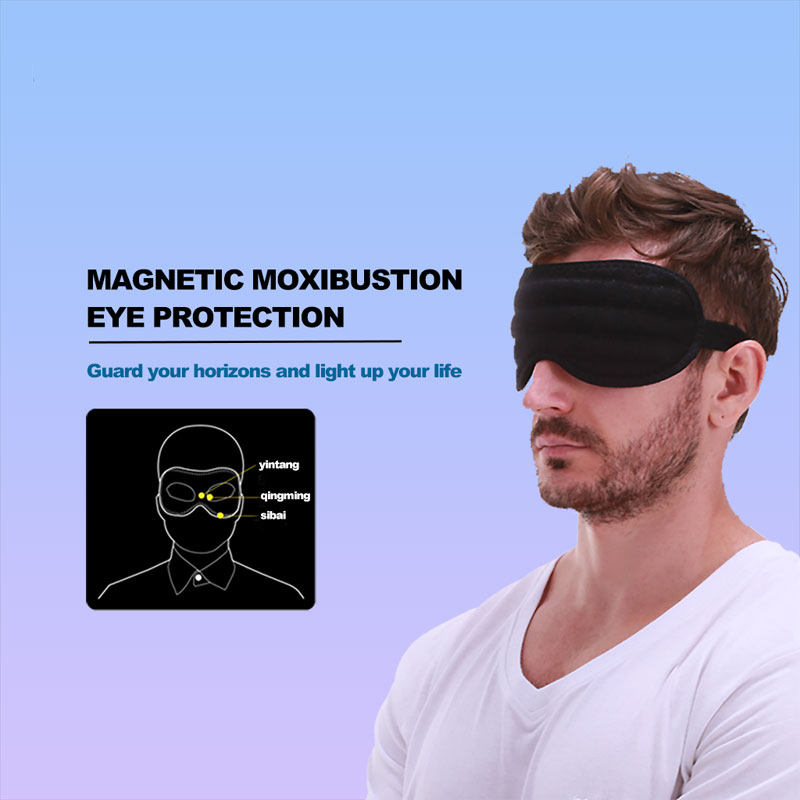 Magnetic moxibustion eye protection